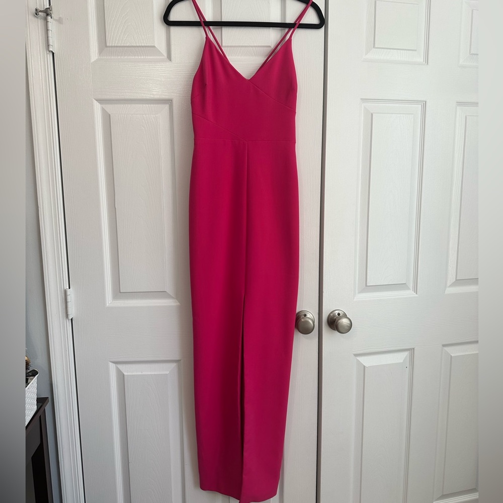 Bright pink Likely floor length dress